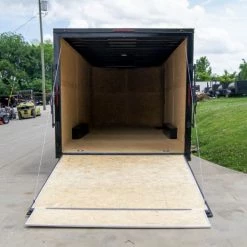 8.5x20 Charcoal Enclosed Trailer with Blackout Package (2) 5200lb Axles -Cheap Trailers Store dsc07070 1 1