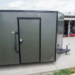 8.5x20 Charcoal Enclosed Trailer with Blackout Package (2) 5200lb Axles -Cheap Trailers Store dsc07076 2 1