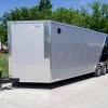 8.5x24 Two Tone-Black/Silver Enclosed Trailer (2) 5200lb Axle -Cheap Trailers Store dsc07140 1