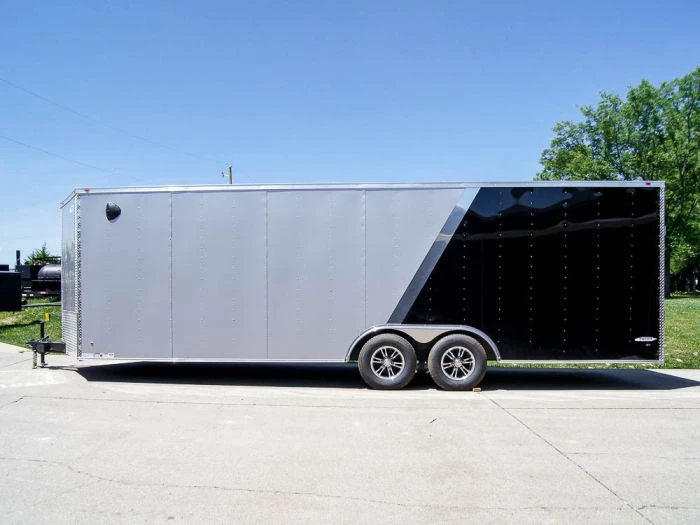 8.5x24 Two Tone-Black/Silver Enclosed Trailer (2) 5200lb Axle 5 8.5x24 Two Tone-Black/Silver Enclosed Trailer (2) 5200lb Axle - Image 3