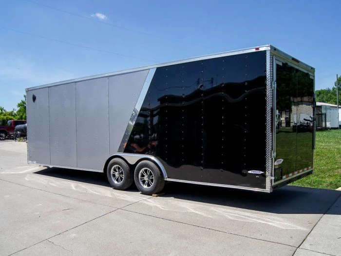 8.5x24 Two Tone-Black/Silver Enclosed Trailer (2) 5200lb Axle 6 8.5x24 Two Tone-Black/Silver Enclosed Trailer (2) 5200lb Axle - Image 4