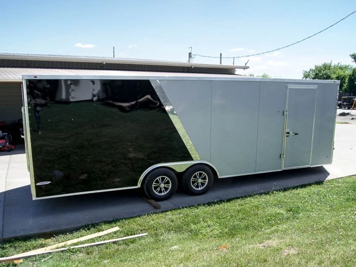 8.5x24 Two Tone-Black/Silver Enclosed Trailer (2) 5200lb Axle 9 8.5x24 Two Tone-Black/Silver Enclosed Trailer (2) 5200lb Axle - Image 7