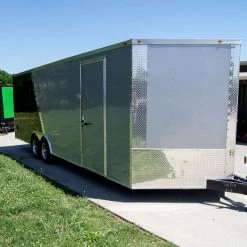 8.5x24 Two Tone-Black/Silver Enclosed Trailer (2) 5200lb Axle 31 8.5x24 Two Tone-Black/Silver Enclosed Trailer (2) 5200lb Axle -Cheap Trailers Store dsc07147 1 1