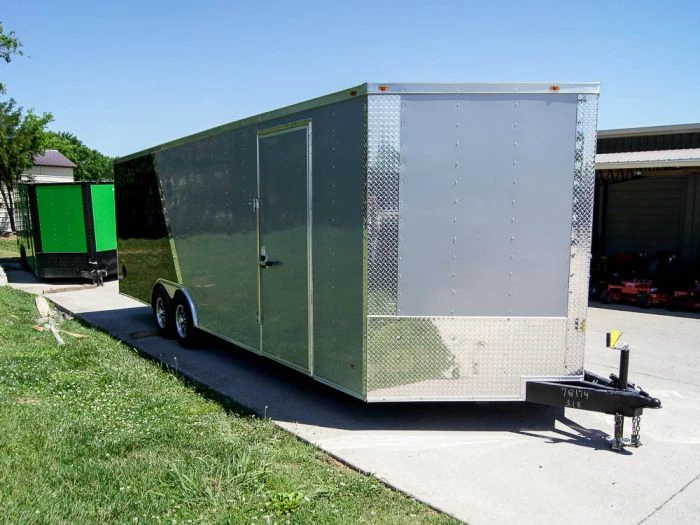 8.5x24 Two Tone-Black/Silver Enclosed Trailer (2) 5200lb Axle 11 8.5x24 Two Tone-Black/Silver Enclosed Trailer (2) 5200lb Axle - Image 9