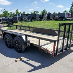 6.4x16 Dovetail Utility Trailer with Side Baskets (2) 3500lb Axles -Cheap Trailers Store dsc07166 1 1