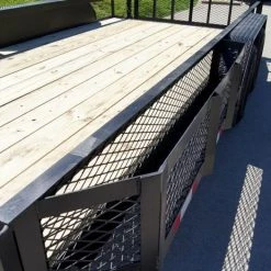 6.4x16 Dovetail Utility Trailer with Side Baskets (2) 3500lb Axles -Cheap Trailers Store dsc07172 1 1