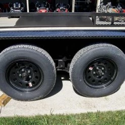 6.4x16 Dovetail Utility Trailer with Side Baskets (2) 3500lb Axles -Cheap Trailers Store dsc07175 1 1