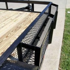 6.4x16 Dovetail Utility Trailer with Side Baskets (2) 3500lb Axles -Cheap Trailers Store dsc07176 1