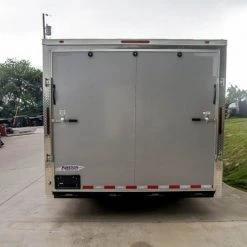 8.5x20 Silver Enclosed Trailer V-Nose (2) 5,200lb Axles -Cheap Trailers Store dsc07551 1 1