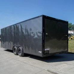 8.5x24 Charcoal Grey V-Nose Enclosed Trailer with Blackout Package 29 8.5x24 Charcoal Grey V-Nose Enclosed Trailer with Blackout Package -Cheap Trailers Store dsc07784 1 1