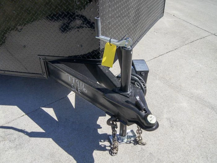 8.5x24 Charcoal Grey V-Nose Enclosed Trailer with Blackout Package 13 8.5x24 Charcoal Grey V-Nose Enclosed Trailer with Blackout Package - Image 11