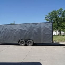 8.5x24 Charcoal Grey V-Nose Enclosed Trailer with Blackout Package 39 8.5x24 Charcoal Grey V-Nose Enclosed Trailer with Blackout Package -Cheap Trailers Store dsc07799 1 1