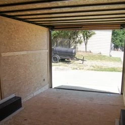 8.5x24 Charcoal Grey V-Nose Enclosed Trailer with Blackout Package 46 8.5x24 Charcoal Grey V-Nose Enclosed Trailer with Blackout Package -Cheap Trailers Store dsc07808 1 1