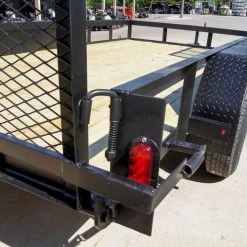 7x14 Straight Deck Utility Trailer with Side Gate (2) 3500lb Axles -Cheap Trailers Store dsc07828 1 1