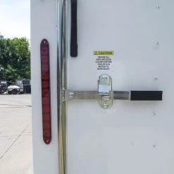 7x16 White V-Nose Enclosed Trailer with Elect Pkg (2) 3500lb Axle -Cheap Trailers Store dsc08337 1 1