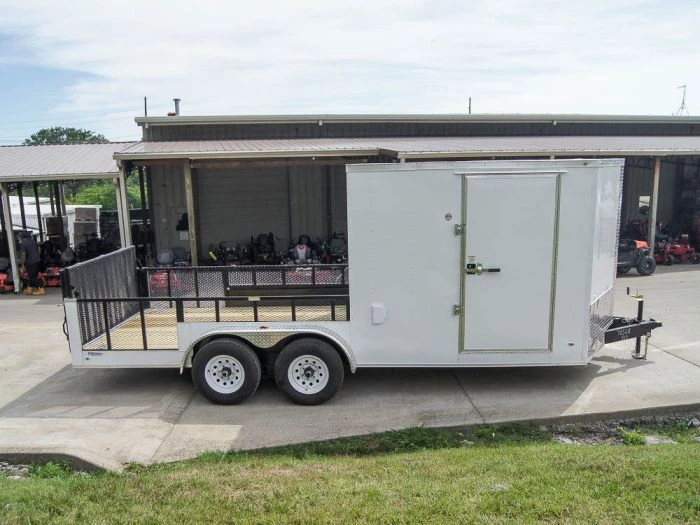 7x18 Hybrid Enclosed Trailer with Side Door (2) 5,200lb Axles 3 7x18 Hybrid Enclosed Trailer with Side Door (2) 5,200lb Axles