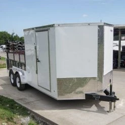 7x18 Hybrid Enclosed Trailer with Side Door (2) 5,200lb Axles 24 7x18 Hybrid Enclosed Trailer with Side Door (2) 5,200lb Axles -Cheap Trailers Store dsc08359 1 1