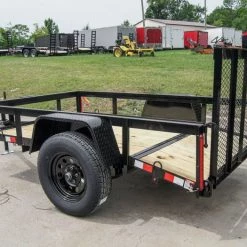 Utility Trailer 5'x8' Dovetail with Gate Golf Cart Mower -Cheap Trailers Store dsc08372 2 2
