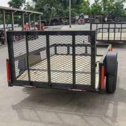 Utility Trailer 5'x8' Dovetail with Gate Golf Cart Mower -Cheap Trailers Store dsc08373 2 2