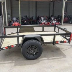 Utility Trailer 5'x8' Dovetail with Gate Golf Cart Mower