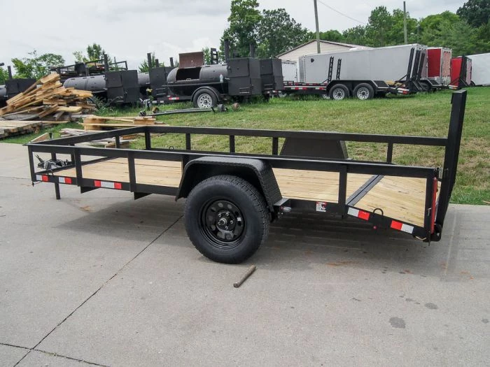 6.4x12 Dovetail Utility Trailer Painted 3500lb Axle 5 6.4x12 Dovetail Utility Trailer Painted 3500lb Axle - Image 3