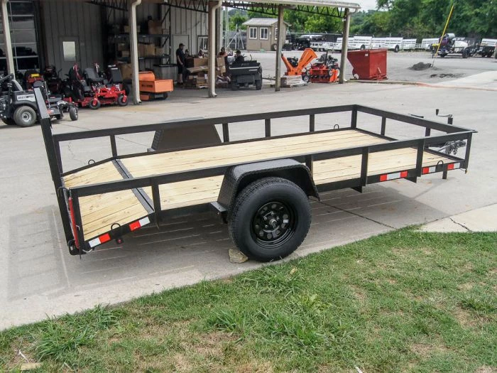 6.4x12 Dovetail Utility Trailer Painted 3500lb Axle 8 6.4x12 Dovetail Utility Trailer Painted 3500lb Axle - Image 6