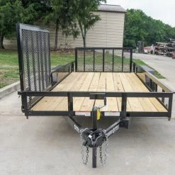 7 X 18 Tandem Axle Dovetail Utility Trailer with Side Gate -Cheap Trailers Store dsc08717 1