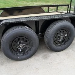 7 X 18 Tandem Axle Dovetail Utility Trailer with Side Gate -Cheap Trailers Store dsc08728 1 1