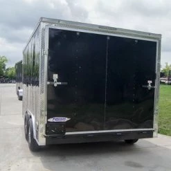 8.5x12 Black V-Nose Enclosed Trailer with Elect Pkg (2) 3500lb Axles -Cheap Trailers Store dsc08760 1 1