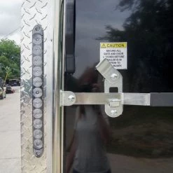 8.5x12 Black V-Nose Enclosed Trailer with Elect Pkg (2) 3500lb Axles -Cheap Trailers Store dsc08772 1 1