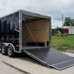 8.5x12 Black V-Nose Enclosed Trailer with Elect Pkg (2) 3500lb Axles -Cheap Trailers Store dsc08774 1 1