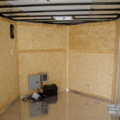 8.5x12 Black V-Nose Enclosed Trailer with Elect Pkg (2) 3500lb Axles -Cheap Trailers Store dsc08776 1 1