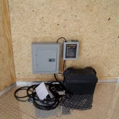 8.5x12 Black V-Nose Enclosed Trailer with Elect Pkg (2) 3500lb Axles -Cheap Trailers Store dsc08780 1 1