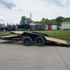 7x20 Tilt Car Hauler Trailer (2) 3500lb Axles with Brakes