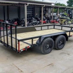 7x14 Dovetail Utility Trailer (2) 3500lb Axles -Cheap Trailers Store dsc08965 1 1