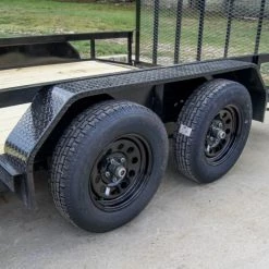 7x14 Dovetail Utility Trailer (2) 3500lb Axles -Cheap Trailers Store dsc08969 1 1