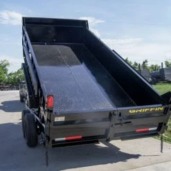 7x16 Hydraulic Dump Trailer with 2ft Sides (2) 7K Axles -Cheap Trailers Store dsc08995 2 1