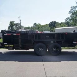 7x16 Hydraulic Dump Trailer with 2ft Sides (2) 7K Axles -Cheap Trailers Store dsc09000 2 1