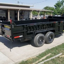 7x16 Hydraulic Dump Trailer with 2ft Sides (2) 7K Axles -Cheap Trailers Store dsc09003 2 1
