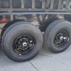 7x16 Hydraulic Dump Trailer with 2ft Sides (2) 7K Axles -Cheap Trailers Store dsc09009 2 1