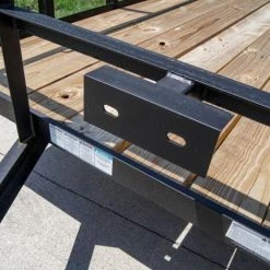 6.4x14 Utility Trailer with 2ft Side Railing (2) 3500lb Axles -Cheap Trailers Store dsc09092 1 1