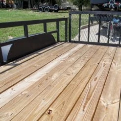 6.4x14 Utility Trailer with 2ft Side Railing (2) 3500lb Axles -Cheap Trailers Store dsc09094 1