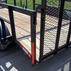 6.4x14 Utility Trailer with 2ft Side Railing (2) 3500lb Axles -Cheap Trailers Store dsc09096 1 1