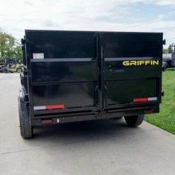 7x12 Gooseneck Hydraulic Dump Trailer with 4ft Side (2) 6K Axles -Cheap Trailers Store dsc09289 3 1