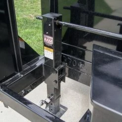 7x12 Gooseneck Hydraulic Dump Trailer with 4ft Side (2) 6K Axles -Cheap Trailers Store dsc09296 2 1