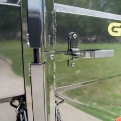 7x12 Gooseneck Hydraulic Dump Trailer with 4ft Side (2) 6K Axles -Cheap Trailers Store dsc09300 3 1