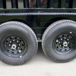 7x12 Gooseneck Hydraulic Dump Trailer with 4ft Side (2) 6K Axles -Cheap Trailers Store dsc09301 3 1