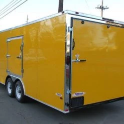 Enclosed Trailer 8.5'x24' Yellow - Mower Motorcycle Car Truck Hauler 28 Enclosed Trailer 8.5'x24' Yellow - Mower Motorcycle Car Truck Hauler -Cheap Trailers Store dscf7111 1 1