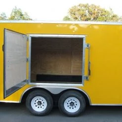 Enclosed Trailer 8.5'x24' Yellow - Mower Motorcycle Car Truck Hauler 29 Enclosed Trailer 8.5'x24' Yellow - Mower Motorcycle Car Truck Hauler -Cheap Trailers Store dscf7117 1