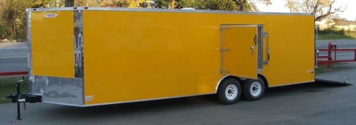 Enclosed Trailer 8.5'x24' Yellow - Mower Motorcycle Car Truck Hauler 12 Enclosed Trailer 8.5'x24' Yellow - Mower Motorcycle Car Truck Hauler - Image 10